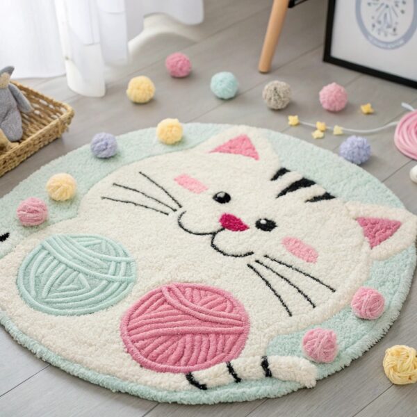 Pet-Friendly Tufted Rug - Image 2