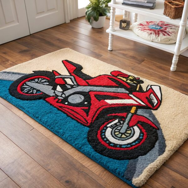 Cars & Bikes Tufted Rug - Image 4