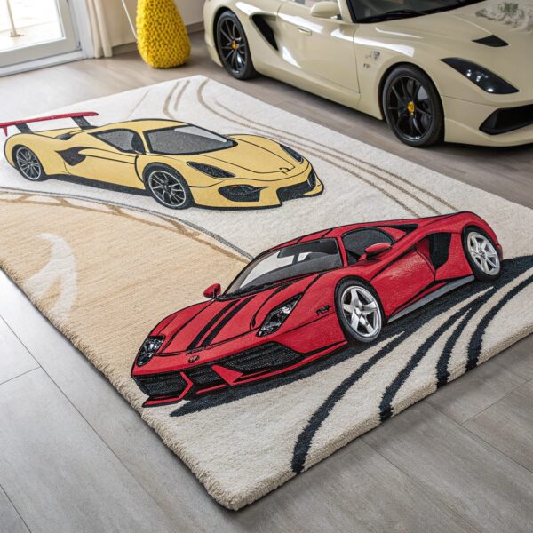 Cars & Bikes Tufted Rug - Image 5